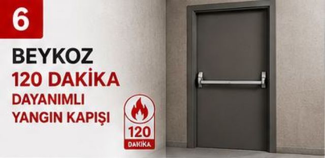 Beykoz 120 Dakika Dayanımlı Yangın Kapısı