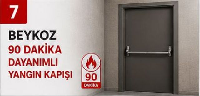 Beykoz 90 Dakika Dayanımlı Yangın Kapısı